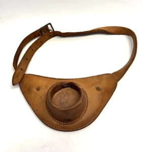 Vintage Ruff 'N Ready 139 Leather Waist Fishing Rod Pole Holder 30-40” Waist - Picture 1 of 4