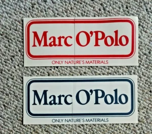 Marc Ò Polo Classic Aufkleber Original - Vintage - 2 verschiedene Farben - Bild 1 von 3