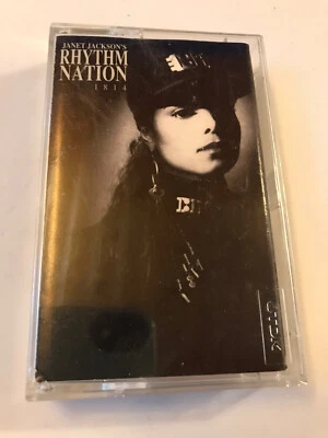 Janet Jackson Rhythm Nation 1814 Vintage Cassette Tape.  CS 3920 - Image 1 of 4