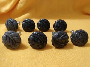 Hickory Hardware~ Touch Of Spring~ Vibra Pewter~ Cabinet Drawer Pulls Knobs (8) - Picture 1 of 7