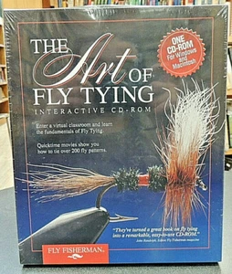 The Art of Fly Binden interaktive CD brandneu Fliegenfischer Funde Angeln - Bild 1 von 2