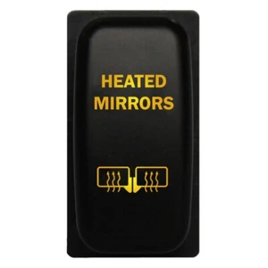 Druckschalter 1B78O 12V BEHEIZBARE SPIEGEL Ein-Aus LED Bernstein für Mitsubishi Pajero C... - Bild 1 von 2