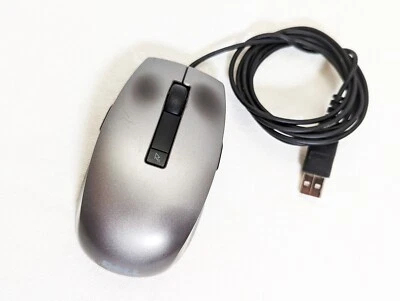 🖱️ Dell Laser Maus Silber USB 1600 dpi 6 Tasten Top Zustand - Bild 1 von 4