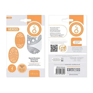  Tonic Studios Die SPECIAL OCCASION SENTIMENTS PARTY TIME - Picture 1 of 1