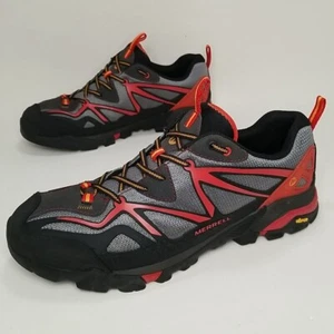 Merrell Capra Sport Hiking Shoes Men's size 13 Red/Gray MegaGrip J65051 - Picture 1 of 12