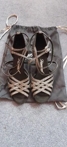 Tanzschuhe Glitzer Riemchen Gr. 41 (7) - Bild 1 von 2