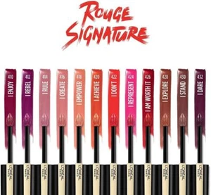 L'Oreal Paris Makeup Rouge Signature Matte Lip Stain (0.23Oz./7.0mL) *YOU PICK* - Picture 1 of 16