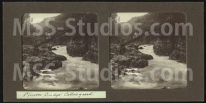 BETWS-Y-COED, Miners Bridge, Wales (Antique Stereoview Stereoscope) #2 - Picture 1 of 2