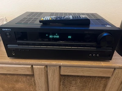 Onkyo HT-R393 5.1ch Home Theater Receiver BLUETOOTH 4K HDMI/REMOTE BUNDLE - Image 1 of 4