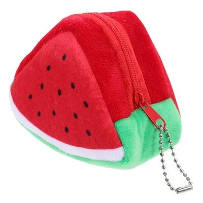  Frutta Portamonete Portachiavi Piccole Borse Piccolo Portafoglio - Immagine 1 di 4