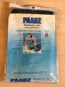 PAADZ Rainforest Deluxe Rain Bib Overall Small Rain Gear Waterproof Green 3425B - Picture 1 of 7