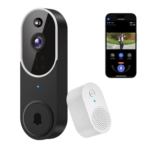 1080P Drahtlose Video Türklingel Kamera, Smart Outdoor Überwachungskamera, FHD Liv... - Bild 1 von 7