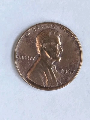 1967 Lincoln Penny No Mint Mark - RARE Error  - Image 1 of 4