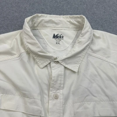 REI Co-op Sahara Shirt Button Up Short Sleeve Hiking Travel XXL Mens - Image 1 of 4