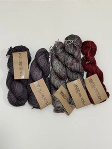 Madelinetosh Garn herb grau Samt 50% Merino 50% Seide DK 205 & 225 Yards - Bild 1 von 8