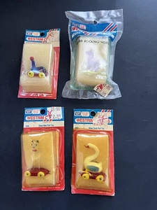 Westrim Crafts Glas Miniaturen Ziehspielzeug Robbe Pferd Ente Bär - Bild 1 von 5