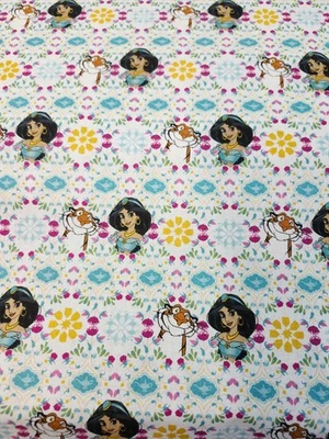 迪士尼公主Jasmin棉织物院子王子Jasmin织物 — 第 1/2 张图片