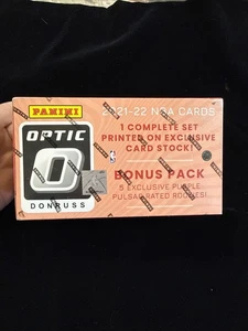 2021-22 Panini Donruss Optic NBA set completo sigillato in fabbrica + pulsar viola - Foto 1 di 2
