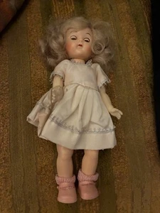 Vintage Virga Pam Doll 1950's 8 IN Doll Fortune Toys Pam Doll Original Dress - Picture 1 of 2