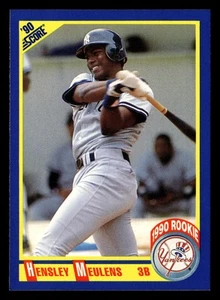Hensley Meulens 1990 Score #636 New York Yankees BASEBALL *076 - Picture 1 of 2