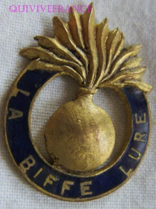 BG8444 - INSIGNE BADGE ANCIENS MILITAIRES INFANTERIE - LA BIFFE DE LURE - Picture 1 of 2