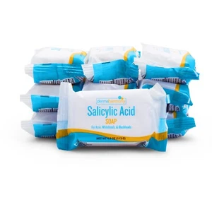 DermaHarmony 2% Salicylic Acid Bar Soap 4 oz ea (10 Bars) - Picture 1 of 5