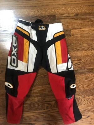 AXO Sport MX Pants Kids 24  Motorcycle MX - Kids Red/Black Youth  See Picture — 第 1/4 张图片