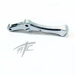 HD CHROME RADIAL MOUNT BRAKE CALIPER BRACKET 11.5" ROTOR 00-17 HARLEY DAVIDSON - Picture 1 of 4