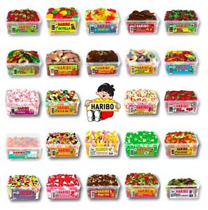 1X FULL TUB HARIBO TUB Pick N Mix RETRO SWEETS Candy Birthday Kids Wedding Gift,