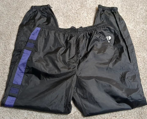 Vintage Sacramento Kings Pro Player Warm Up Pants Track Lined Leg Zip XL Cover