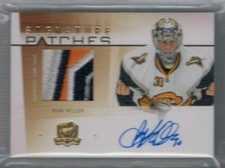 2009-10 Upper Deck The Cup Ryan Miller Signature Patches Auto  #'ed 25/75
