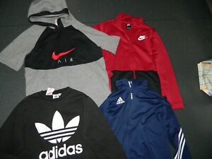 Boys Adidas Sportswear tracksuit Tops Fleece Bundle Age 13/14 Years Used