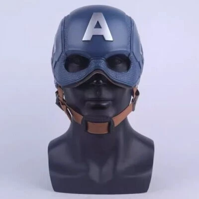 Película Capitán América: Guerra Civil USABLE Casco Réplica Cosplay Disfraz Accesorios Foto 1 de 4