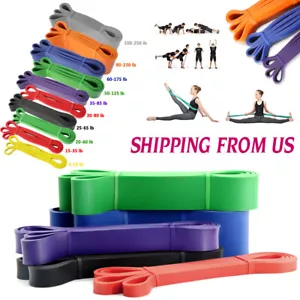 Fasce di resistenza resistenti per palestra esercizio pull up assist fitness allenamento yoga - Foto 1 di 17