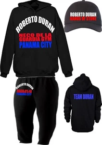 Roberto Duran Hände aus Stein HOODY HOSE HUT SET TRANING OUTFIT Boxen Gym - Bild 1 von 5