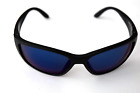 Costa Del Mar Fisch Matte Black Blue Polarized FS01 OBMP 64-16-121 Sunglasses