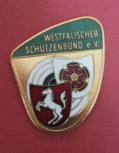 R* GERMANY SHOOTING MEDAL BADGE WESTFALISCHER SCHUTZENBUND e.V. XF DETAILS - Picture 1 of 2