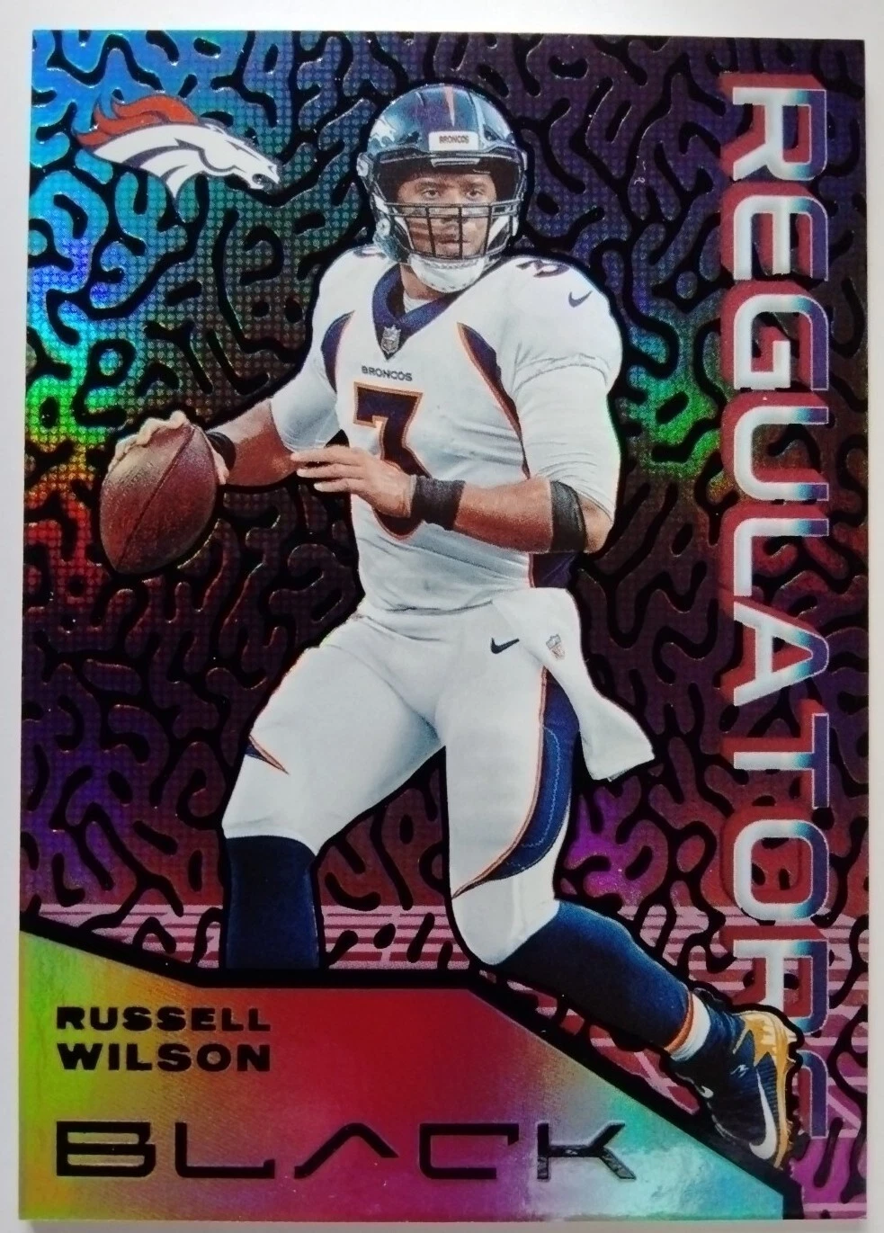 2021 Panini Black Russell Wilson, Regulators, Case Hit! SSP, No.REG-19