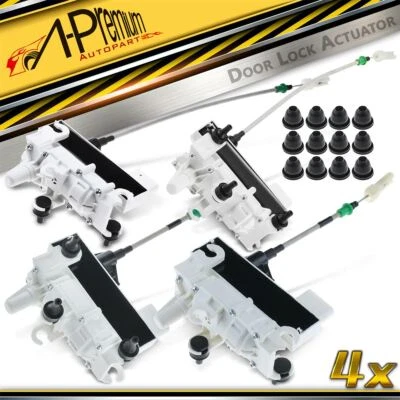 Actuador de cerradura de puerta delantera y trasera 4 piezas para BMW 740i 750i M760Li xDrive Alpina B7 Foto 1 de 4