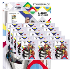 Topps UEFA Nations League 2022/23 Sticker – Starterpack + 15 Stickertüten - Picture 1 of 1