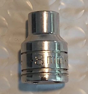 SK TOOLS USA 308, 3/8" DRIVE, 8MM. SOCKET, SHALLOW, 6 POINT. - Bild 1 von 7