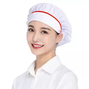 Cook Accessories Mesh Work Hat Work Wear Breathable Chef Hat Smoke-Proof Dust Ha - Picture 1 of 12