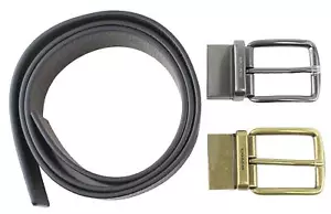 Coach Men's Wide Belt Harness Gift Box AQO Black/Dark Brown, Style F55434 - Picture 1 of 4