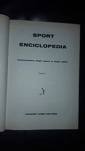 SPORT ENCICLOPEDIA VOLUME 5 LUCIANO LANDI DEGLI SPORT E DEGLI ATLETI - Photo 1/1