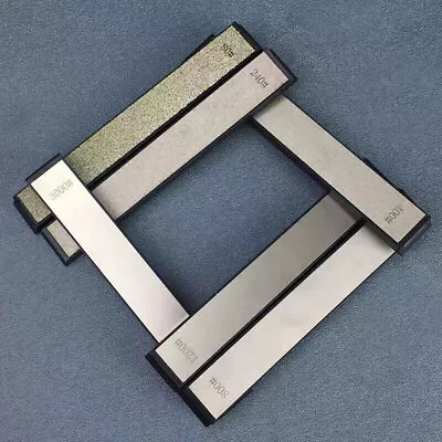 EE. UU. 6 piezas Afilador de cuchillos de piedra de diamante de grano Sistema de afilado de cocina para el hogar Foto 1 de 4