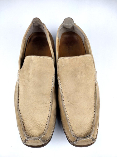 NIKE Mocassini da guida Cole Haan in pelle marrone chiaro taglia 12 M slip on