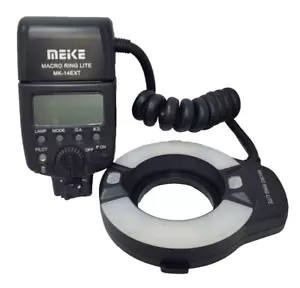 Meike MK-14EXT E-TTL LED Macro Ring Light Flash For Canon EOS 5D II III 6D 7D 60 - Picture 1 of 11