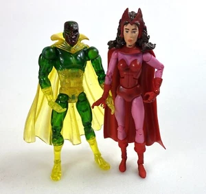 Phasing Vision & Scarlet Witch Vintage Marvel Legends Figure Lot 2004 Toybiz - Picture 1 of 2