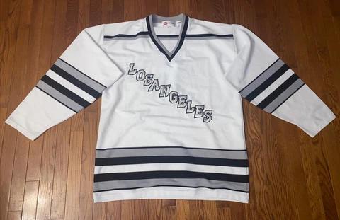 Vtg 90s Los Angeles Kings NHL Hockey Pullover Jersey Shirt XXL new Beston LA Cover