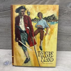 Educator Classic Library Treasure Island Robert Louis Stevenson HB Unabrig 1968 - Foto 1 di 6
